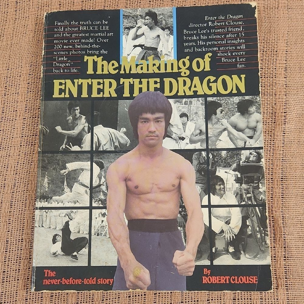 The Making of Enter the Dragon Book By Robert Clouse 1987 Bruce LEE